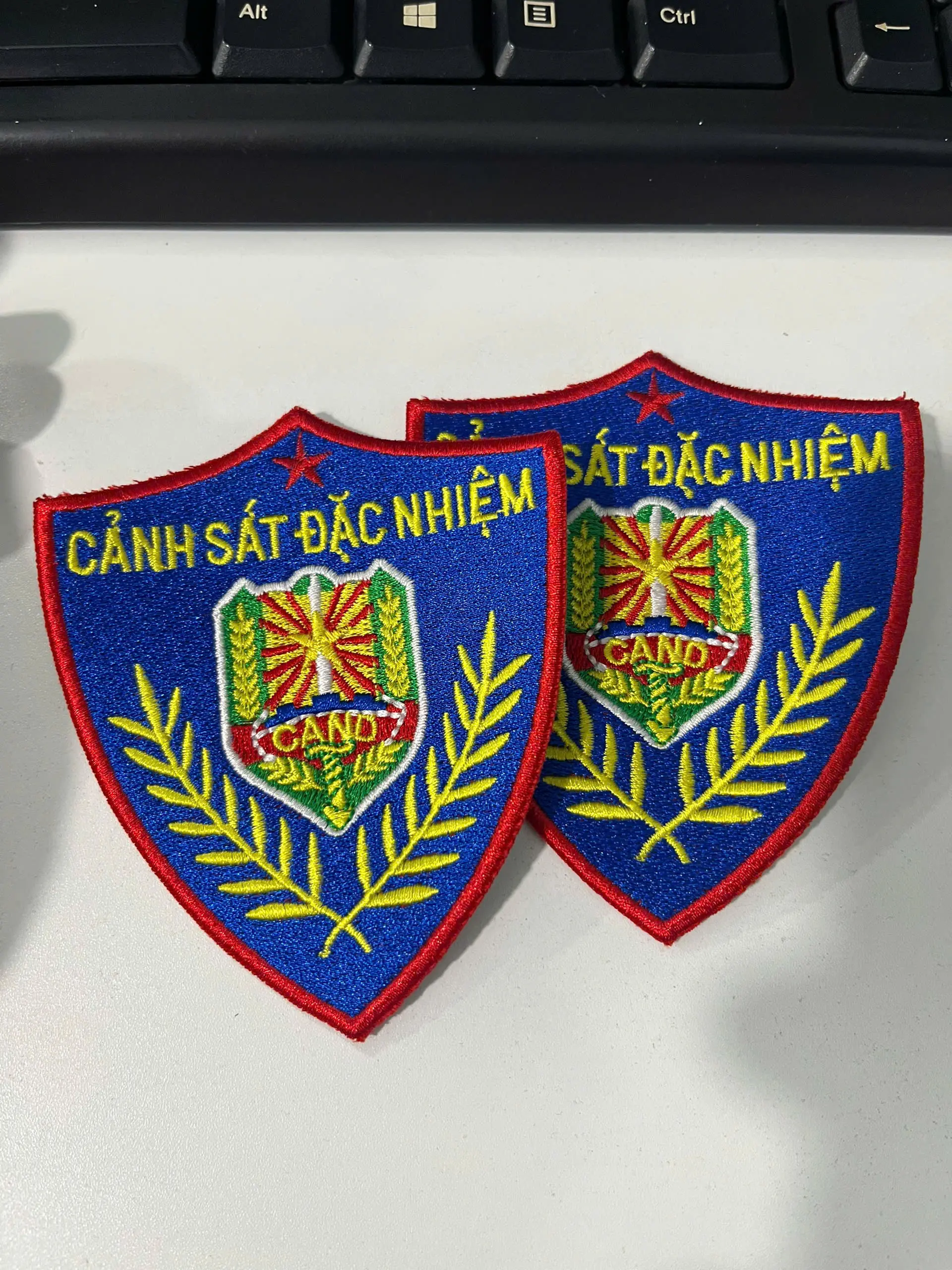 Logo vải thêu Cảnh Sát Đặc Nhiệm