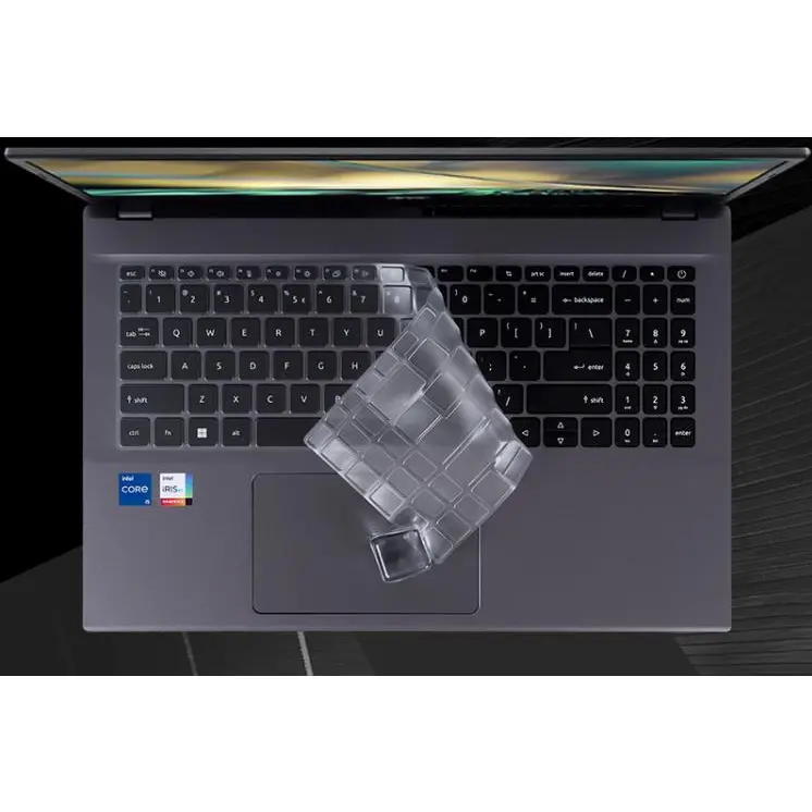Penutup papan kekunci TPU untuk Acer Aspire 3, A315-510P, A315-44P, menyeronokkan, 15.6 inci, A315-59, A715-51, Aspire 5, A715-51G, P6, N22C6, EX215, EX215-57, Pelindung kulit, filem kalis habuk, kalis air