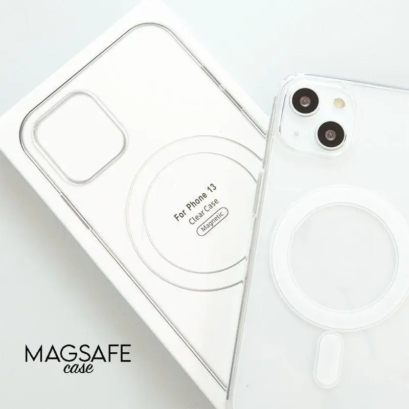 [+PACKING BOX] MAGSAF*CASE - Fullcover Anticrack on every side - For 1p 7 8 7+ 8+ XR XSMAX 11 12 13 14 15 16 PRO PROMAX PLUS casing full cover pelindung handphone Hardcase Softcase Bumper Silikon RCI194 5