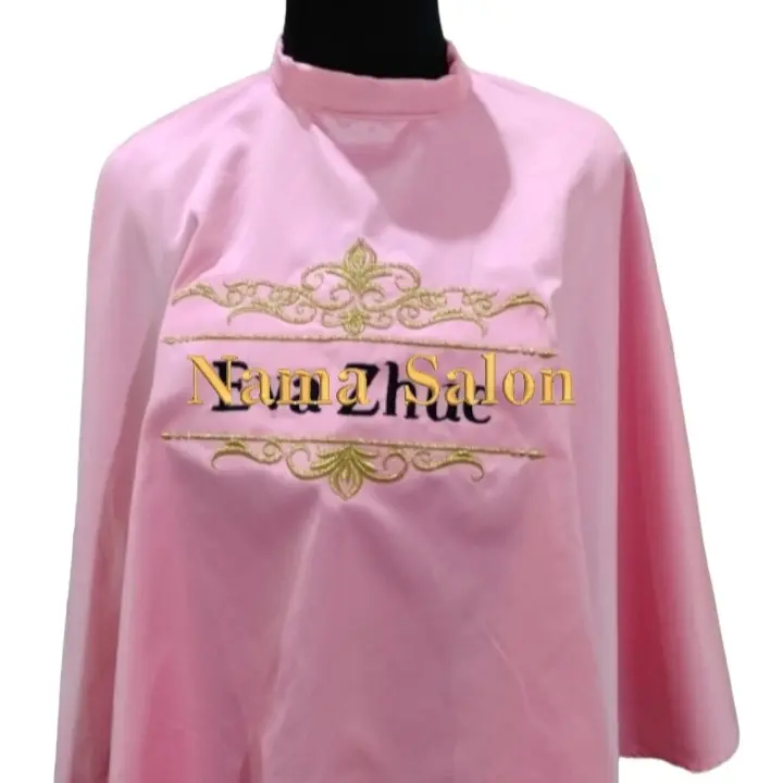 ELZADDASHOP29 /apron penutup dada/beauty salon/make up wedding/tata rias salon wedding/rias pengantin/kip/keep make up/eyeleast make up/hena mua/cod/request bordir nama salon dan logo Sisir Kain 4