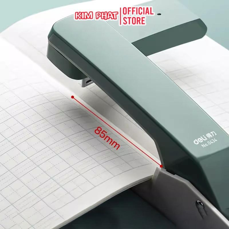 Dập Ghim Xoay 360 độ, Ghim Được Giữa Trang Vở - Bấm Được 30 Tờ Giấy - Deli 0434