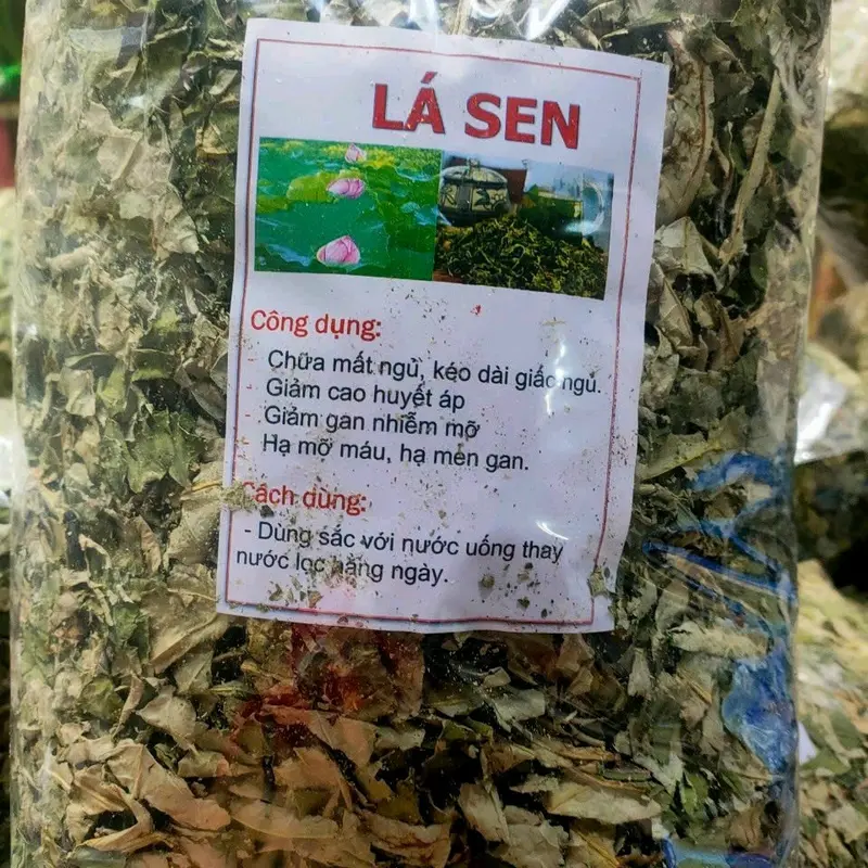 Lá Sen Phơi Khô ( Túi 1 Kí) Hàng xanh sạch đẹp 1