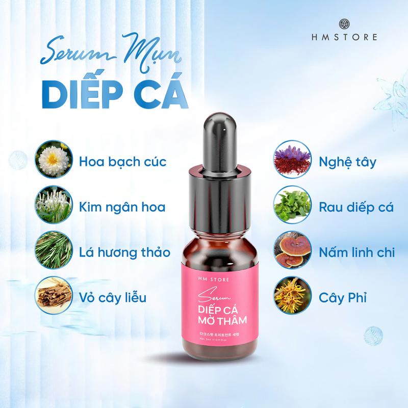 HM STORE SERUM GIẢM MỤN SERUM DIẾP CÁ HỖ TRỢ GIẢM MỤN, GIẢM THÂM 2