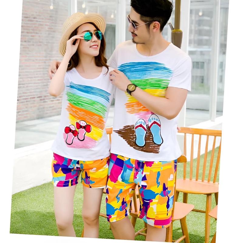 Product Introduction of Áo thun gia đình hoạ tiết nổi bật cho cả nhà đi biển, đi du lịch mát mẻ - chất vải cotton mềm, mịn, thoáng TA046 32