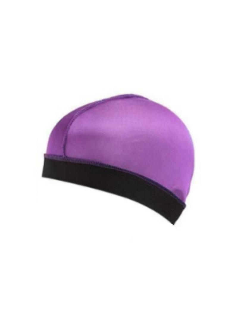 Product Introduction of Men's Simple Style Plain Color Wave Cap (5pcs), Casual Trendy Wave Cap, Fashionable Soft Hat for Daily Outdoor Sport Wear for Men 4