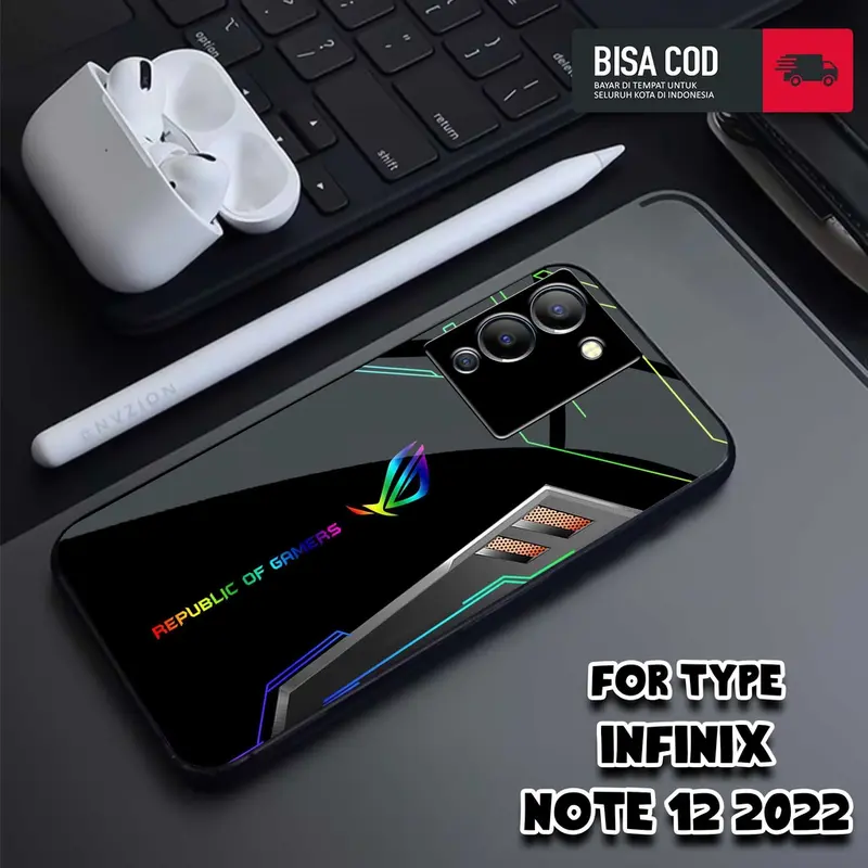 Case INFINIX NOTE 12 2022 - Casing INFINIX NOTE 12 G96 2022 - MOTIF ROG - Hardcase Premium Glossy - Casing - Silikon - Softcase Hp - Aero Case - Case Terlaris - Case Terbaru - Softcase - Case Mewah - Kesing Hp - fashion case 0