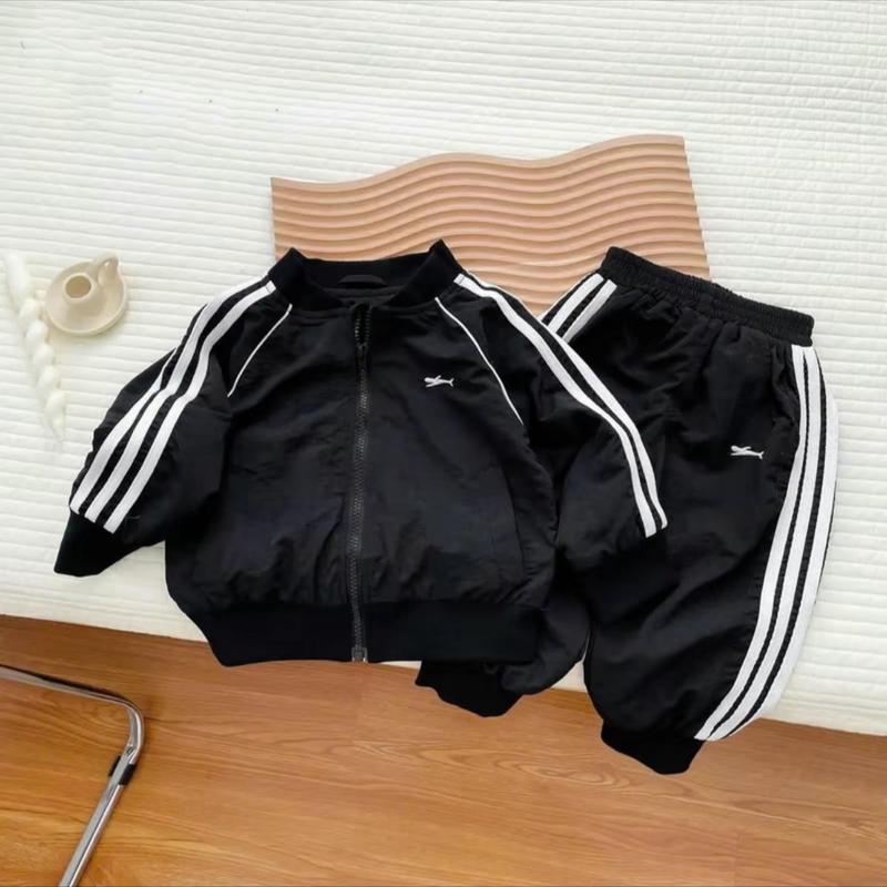   TẶNG TÚI ĐEO CHÉO Bộ gió nhăn thêu hình cá lót lưới cho bé trai size 8-26kg 