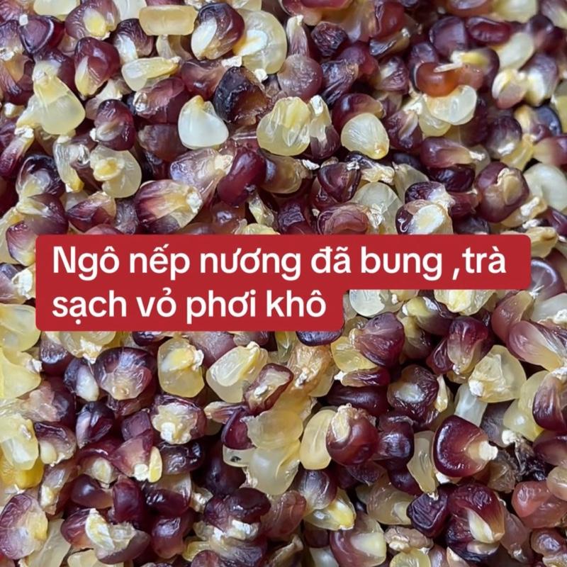 5 Lạng 500 gam Bắp nếp non cổ Điện Biên Ngô nếp non cổ tím nương đã bung,trà sạch vỏ sấy lạnh nấu xôi ,nấu cơm nấu cùng gạo lứt ,Làm sữa hạt ,nấu chè Nấu cháo Dẻo thơm