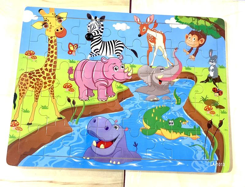 Đồ chơi phát triển trí tuệ cho bé, tranh ghép 40 mảnh cho bé