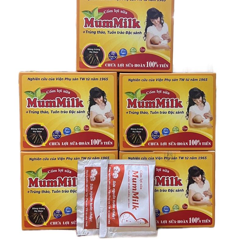 [Date mới Kèm quà] Combo 4 hộp Cốm lợi sữa Mummilk chính hãng - cốm lợi sữa cho mẹ sau sinh của viện phụ sản