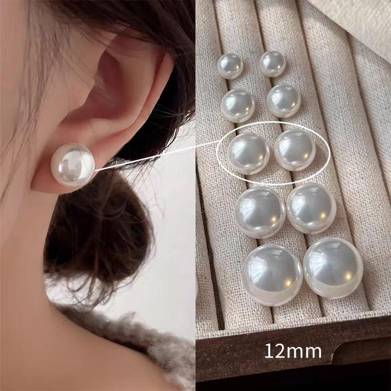 Product Introduction of Bông Tai Đinh tán Hạt Đèn Bột Mì, Nữ, Màu Bạc, Giá Cả Phải Chăng, Sang Trọng Và Thanh Lịch, Hàng Mới Về Năm 2024, Hoa Tai Đặc Biệt 23