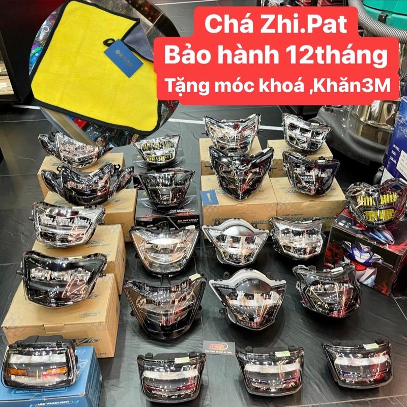 Đèn 2 tầng ZhiPat các dòng xe phổ thông ,kèm móc khoá và khăn .Led Đèn Pha Kem Xi Nhan den sieusang Chip