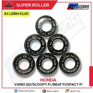 BRT Super Roller Black Diamond Honda Scoopy Fi / Beat Fi