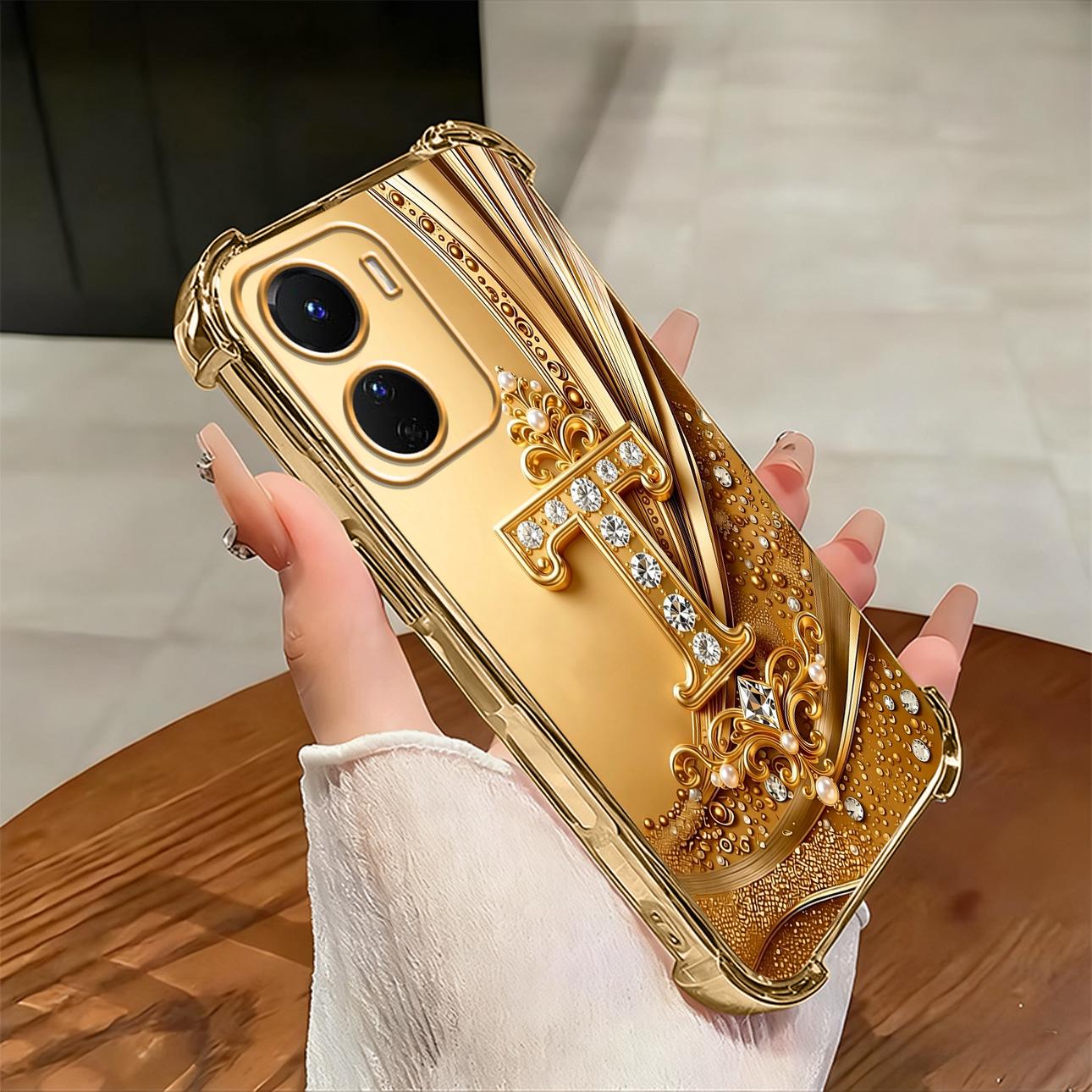 Cocok untuk casing ponsel VIVO Y16 Casing ponsel tahan benturan empat sudut dengan ukiran huruf yang indah.-SJFS