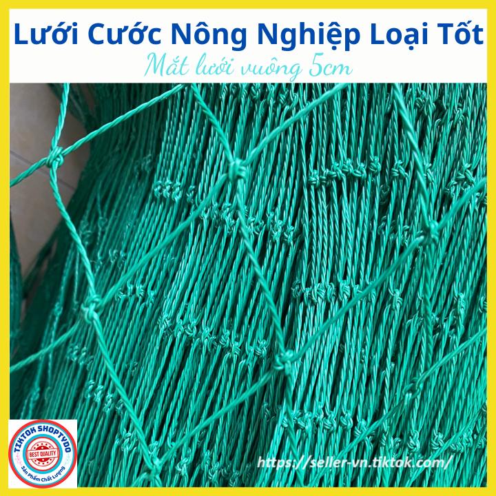 Lưới cước làm giàn leo Mướp Bầu Dưa Cây Cảnh Chăn nuôi Sân bóng đá Rộng 2 mét dài tự chọn