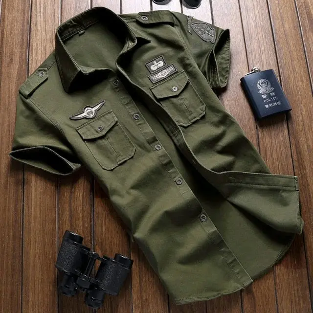 KEMEJA ARMY / KEMEJA TACTICAL / KEMEJA PDH LENGAN PENDEK / KEMEJA ANTI MAINSTREAM / KEMEJA CASUAL / Bordir / Nyaman / Distro / Fit