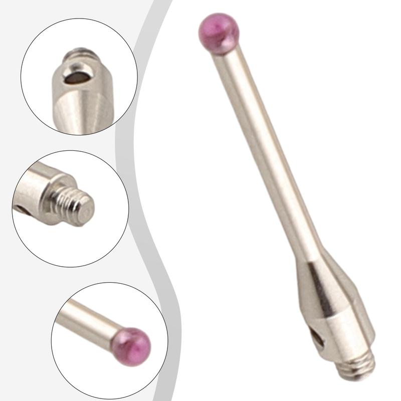 CMM Probe Stylus Ø2mm Ball M2 Thread Stainless Steel Stem L20mm A-5000-3603 6
