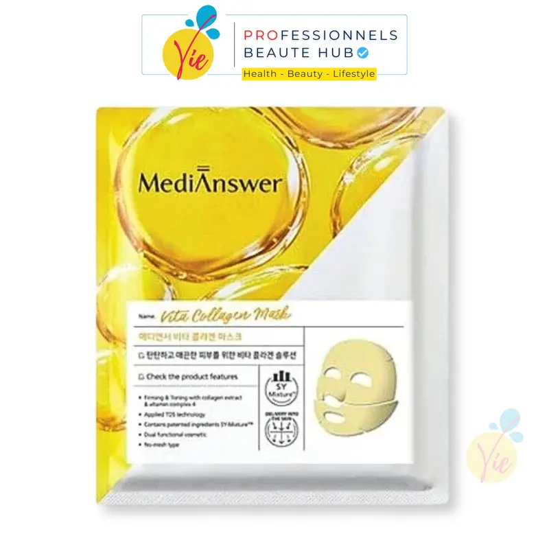 Mặt Nạ Thạch MediAnswer Vita Collagen Chăm Sóc Làn Da 37g 0