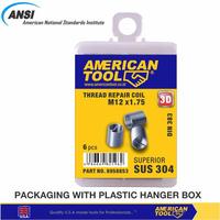 Gambar Thread Repair Coil M12 x 1.75 3D American Tool 8958853 - 1 dari American Tool & Secure Store Kab. Tangerang 2 Tokopedia