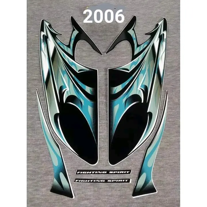 striping rx king 2006 ready warna bening, merah, biru
