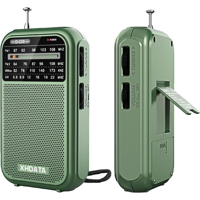 D220 Portable AM FM SW Shortwave Receiver Pocket Radio, 2 AA - TikTok Shop