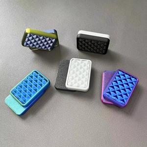 3Dパズルスライダーおもちゃ、ポータブルフィジェットスピナー、フィンガーローテーター、大人用ストレス解消おもちゃ、集中力とリラクゼーションのためのエッジキューブおもちゃ