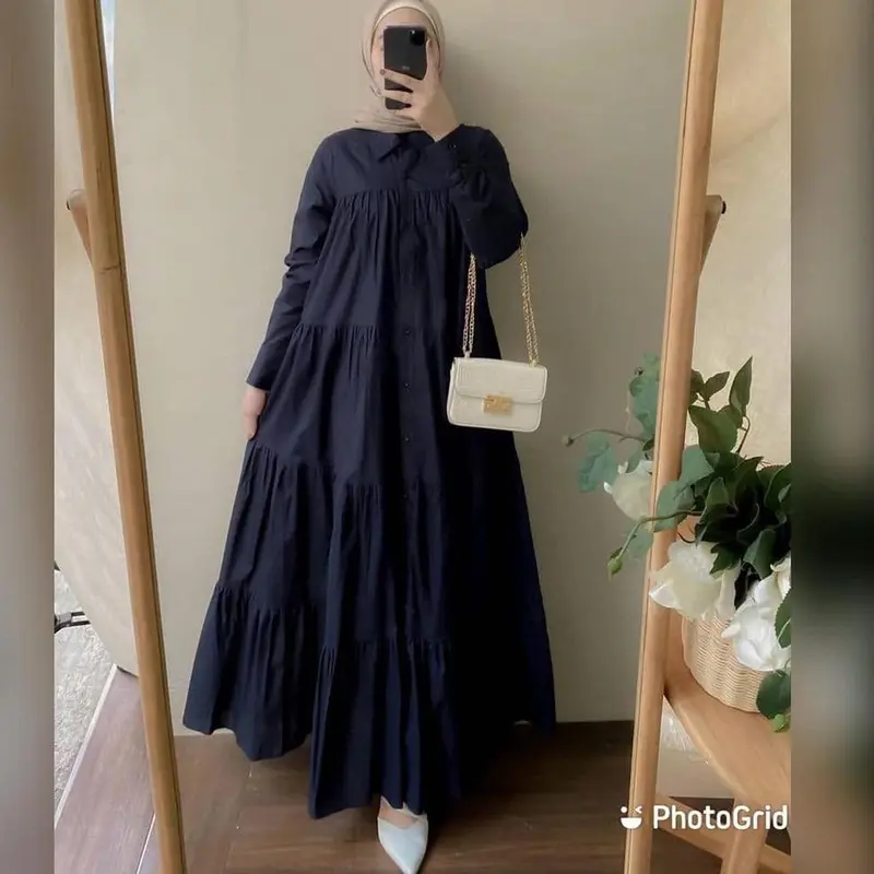 ASYILA MAXY DRESS WANITA BAHAN RAYON TERBARU NYAMAN DIGUNAKAN BUSUI FRIENDLY 3