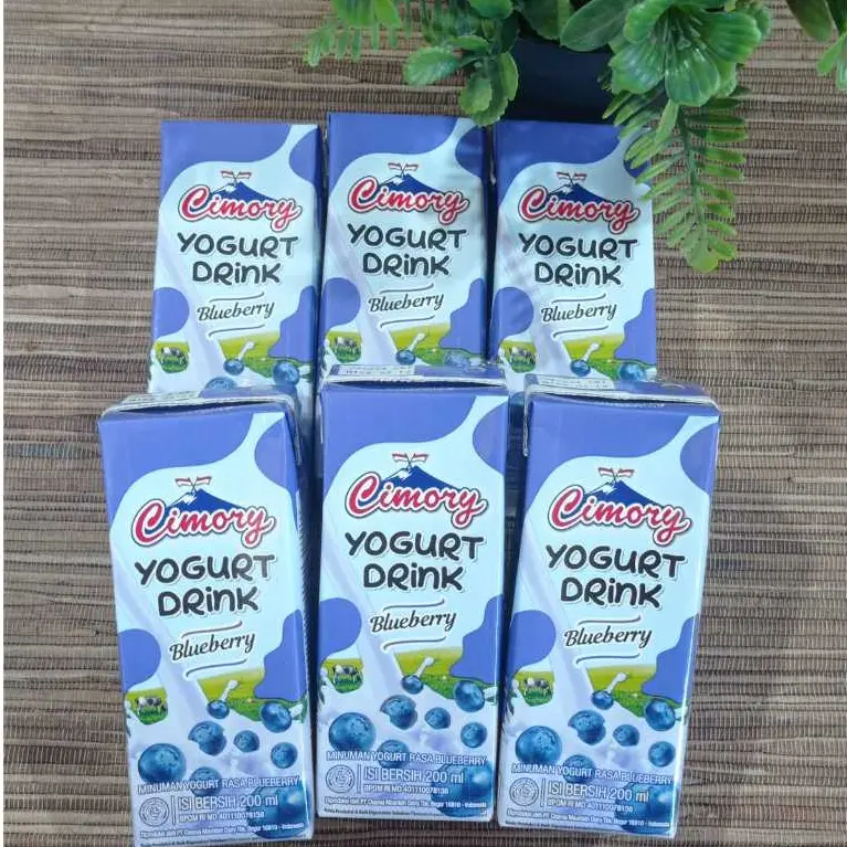 CIMORY UHT Yogurt Drink 200ml Blueberry - [1 Paket Isi 6pcs] 3