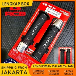 Handgrip RCB Original HG55 Sarung Gas Racing Boy Original HG55 + Jalu Stang Chrome Model Pcx