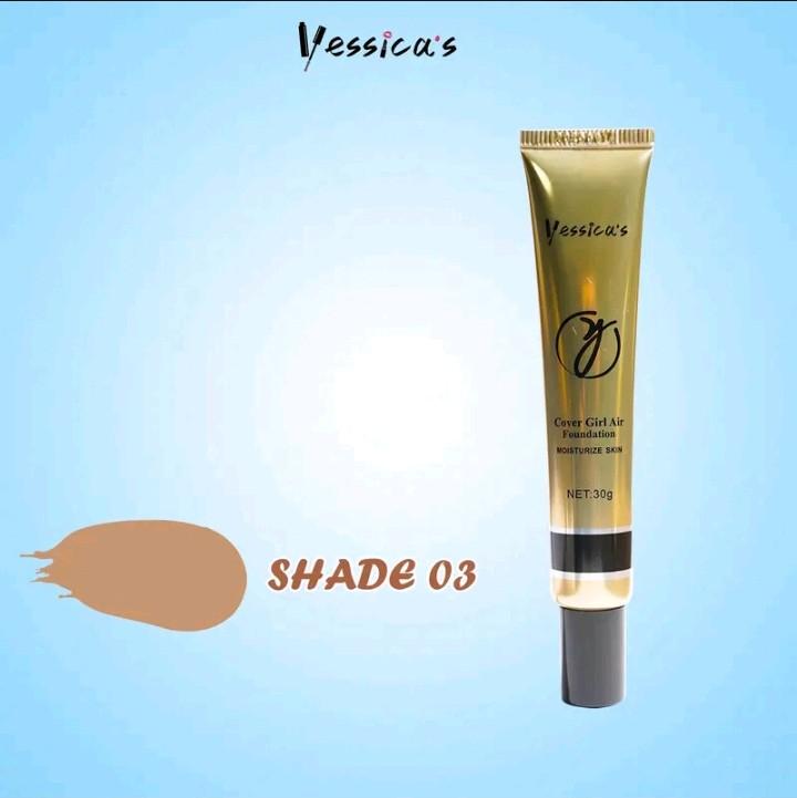 FYC- Jesica's Waterproof Foundation Cover Girl Air Moisturize Skin Tahan Lama 5