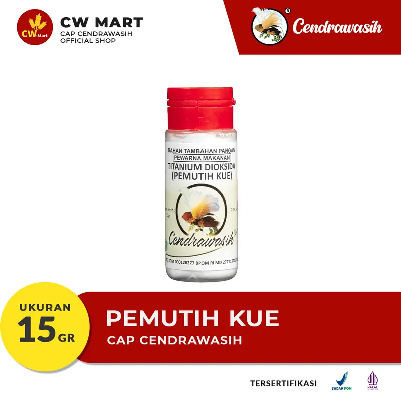Cap Cendrawasih Pemutih Kue 15gr 0