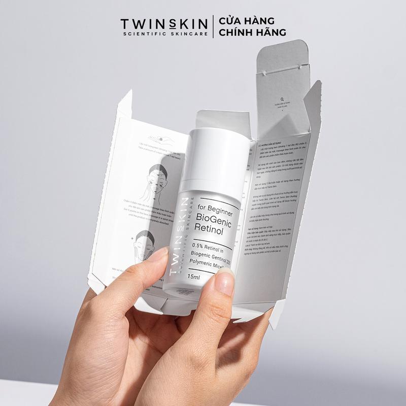 Biogenic Retinol Twins Skin 0.5% For Beginner – Kem Dưỡng Da, Ngừa Lão Hóa, Hỗ Trợ Giảm Mụn 15-30ml