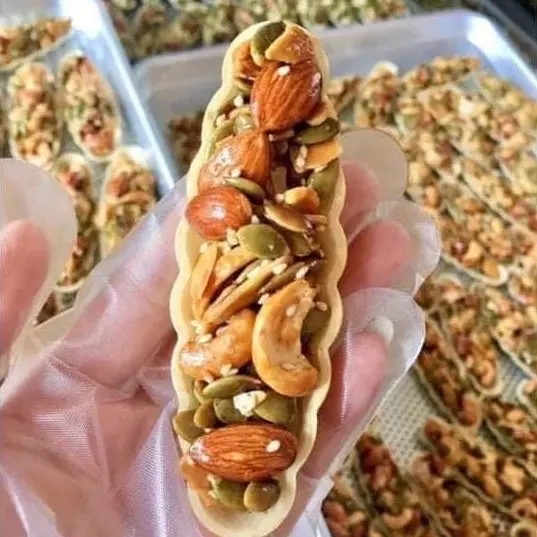 (TẶNG 100GRAM) 500GRAM  - BÁNH THUYỀN MIX HẠT DINH DƯỠNG HEALTHY FOOD