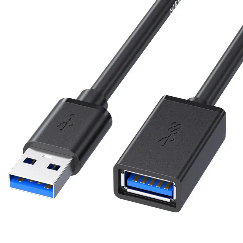 USB 3.0 male-to-female cable with full coverage, USB 3.0 data cable for ...