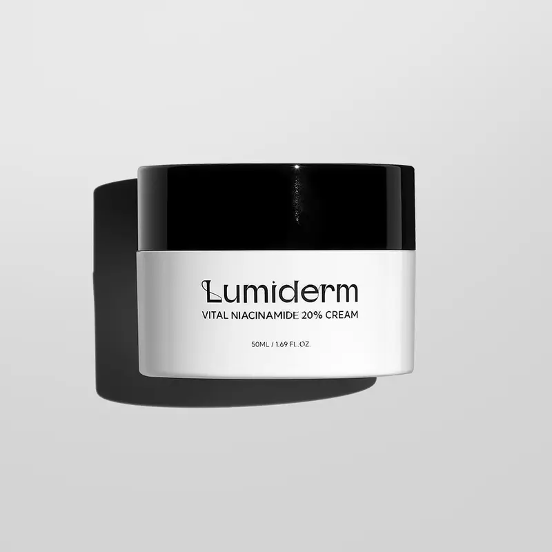 Q96_ Kem dưỡng Lumiderm vital niacinamide 20% cream hũ 50ml (Vỏ trắng) 1