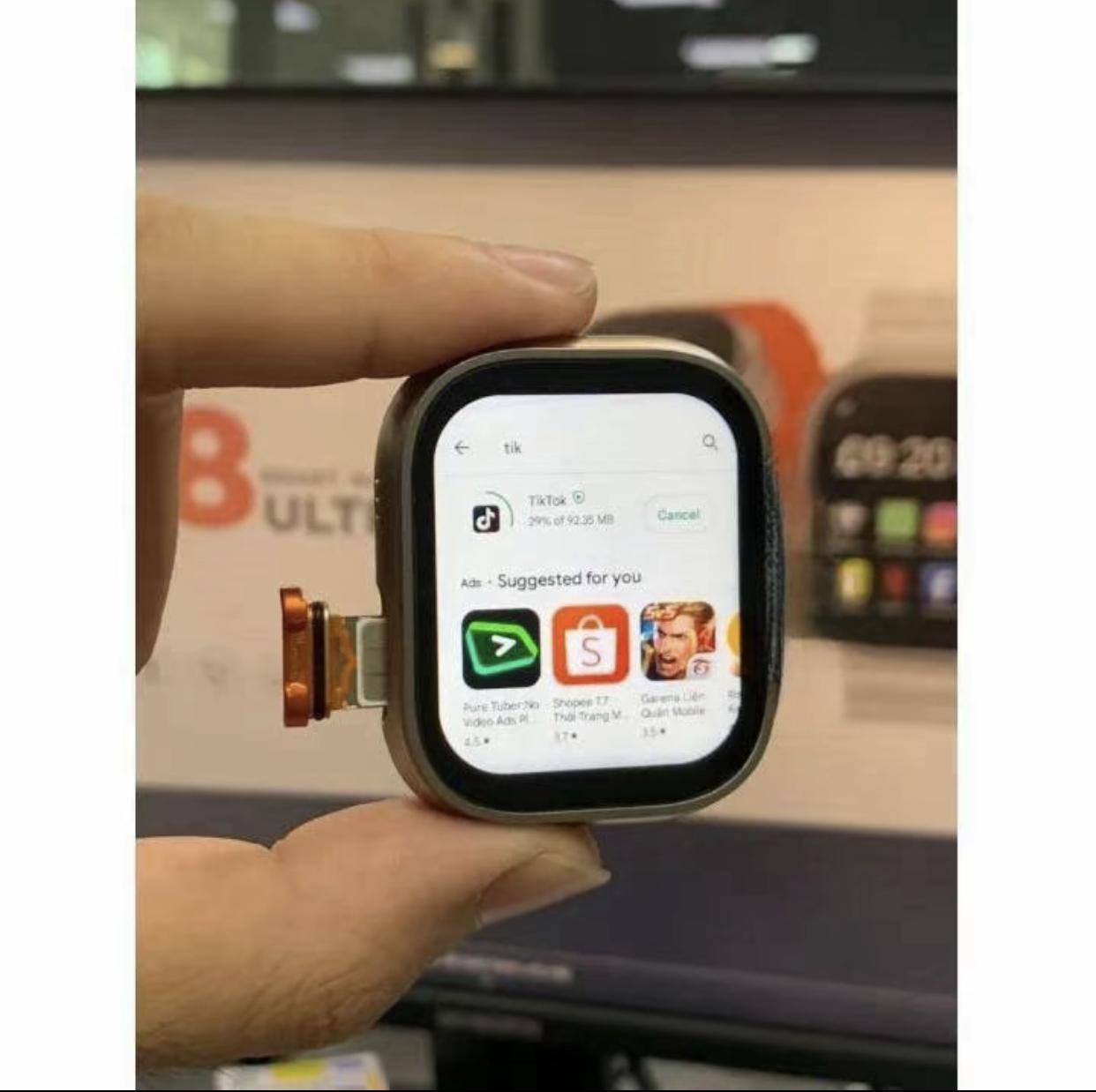 2025 new  T900 ultra Smart watch with sim card wifi connection IPX68 waterproof watch Blood monitori