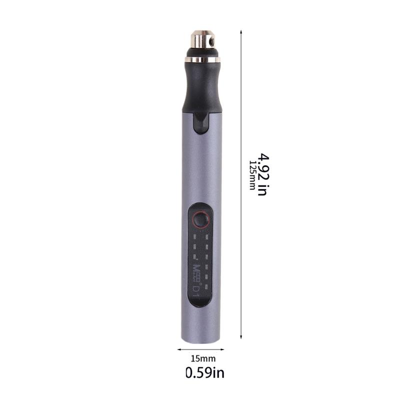 Product Introduction of Lightweight Design Electric Grinding Pen Adjustable 3 Gears Speeds Rechargeable 0
