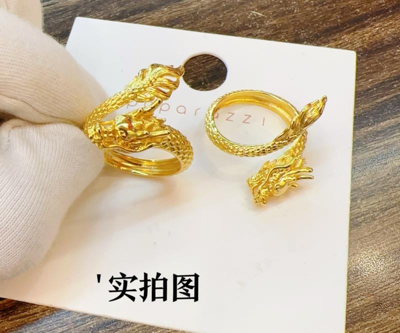 Product Introduction of Vietnam Men's Domineering Dragon Ring Zodiac Dragon Opening Ring Bracelet 5