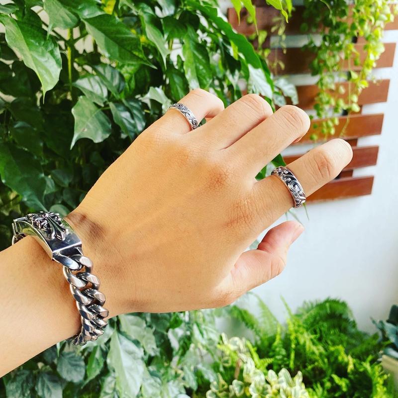 Product Introduction of Nhẫn freesize họa tiết sóng phù hợp cả nam và nữ | Midas Jewelry | M92 Hoa phụ kiện 21