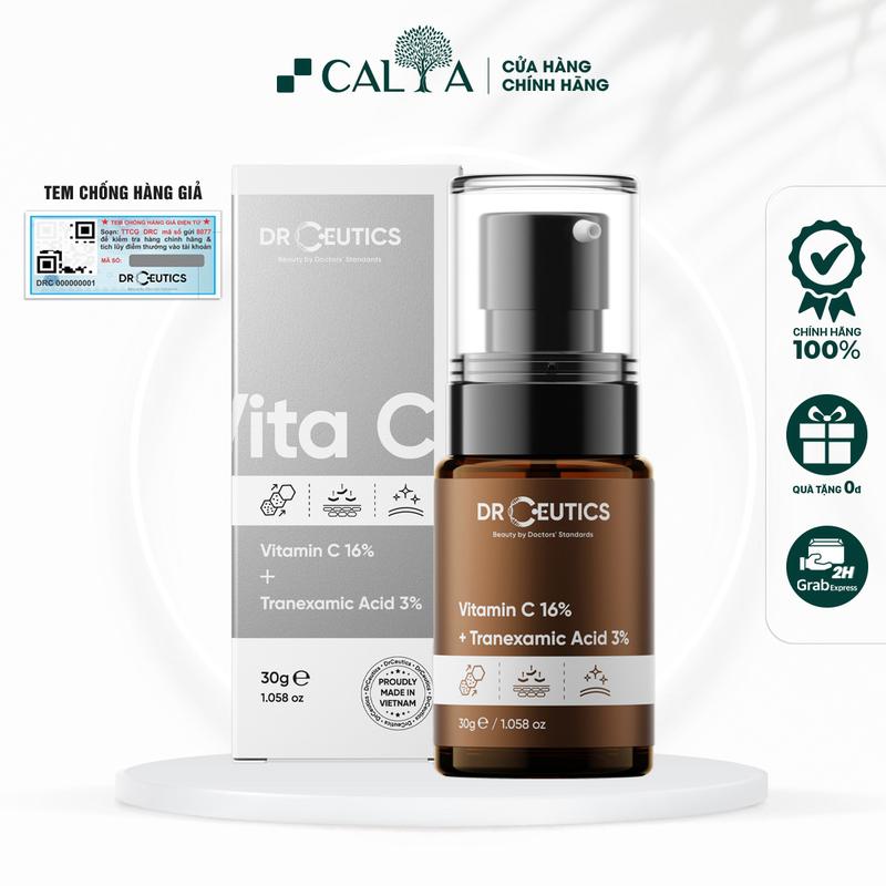 Tinh Chất Serum DrCeutics Vitamin C 16% Và Tranexamic Acid 3% 30g