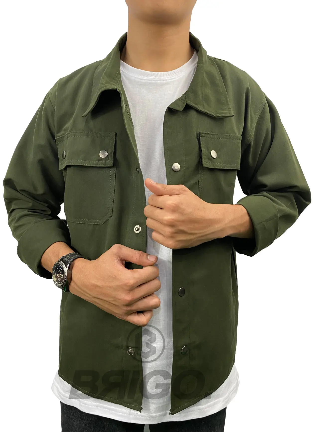 Trucker Jaket II Jaket Semi Parka Pria II Kemeja Kasual Outdor Sz M - XXL ( Tersedia Sz Anak dan Dewasa)  Kain  Baby Canvas