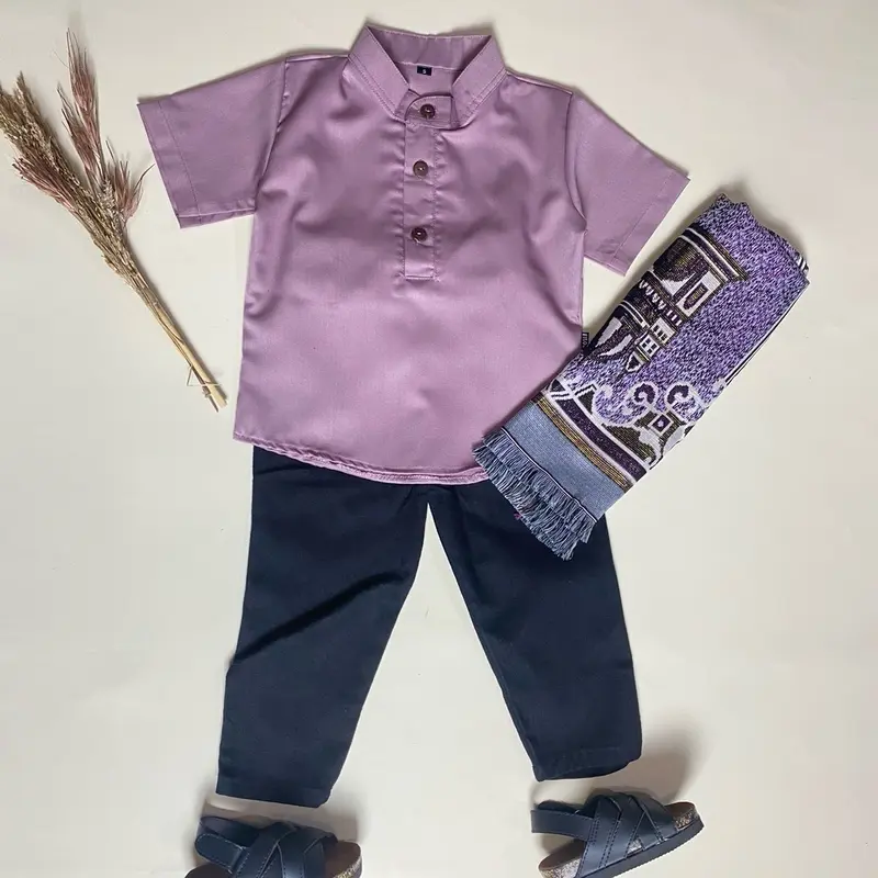 Kemeja Koko Kemko Anak Laki-Laki by Filos Kids Katun Casual Muslim 4