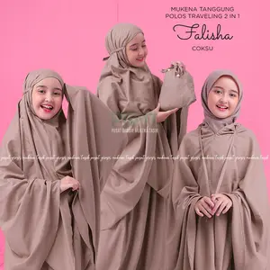 PUSAT GROSIR MUKENA TASIK - MUKENA KATUN 2IN1 TANGGUNG & DEWASA TRAVELING POLOS FALISHA 2IN1 / ARUNIKA TANGGUNG / HILLARY