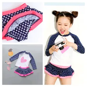 Baju renang anak perempuan setelan import 1thn-6thn import