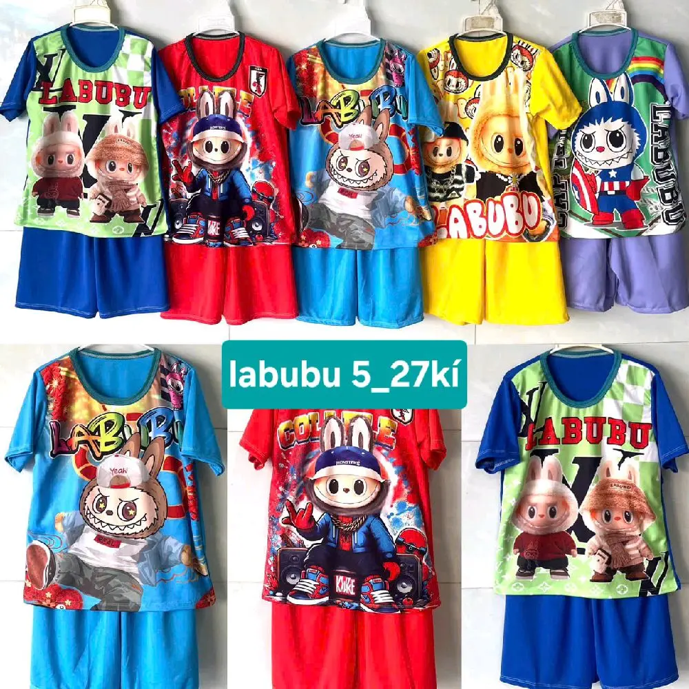 (5_40kg) Combo 5 Bộ Quần Áo Vải Thun 3d In Hình Siêu Nhân Cho Bé Trai Baby three đồ bộ cho bé labubu mẩu giáo mùa hè sơ sinh thun tăm thun lạnh trẻ em  áo khoác giày dép quần áo bé đi học thể thao đá banh đá bóng siêu nhân nhện thun mềm mát set đầy hoa tr