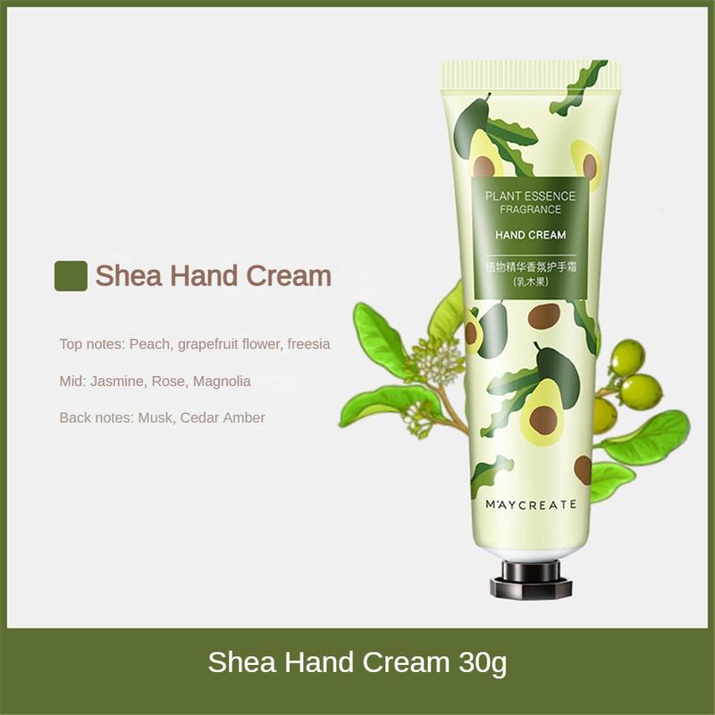 Product Introduction of MAYCREATE Hand Cream Bodybuilding Research New 30g Plant Essence Moisturizing Hand Cream Cosmetics New Makeup 25