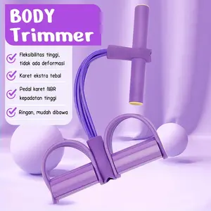 Tummy Trimmer 4 Tali Body Trimmer Alat Olahraga Pengecil Perut Otot Gym