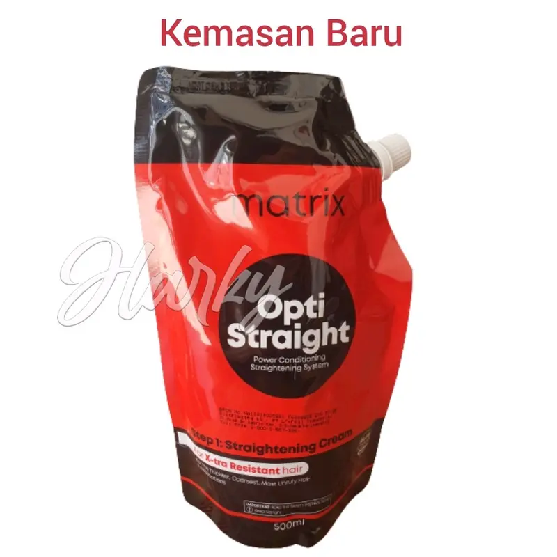 MATRIX OPTI STRAIGHT 500 ml optistraight obat smoothing rambut Step 1 / Step 2 - Tiap Varian Terpisah Meluruskan 4