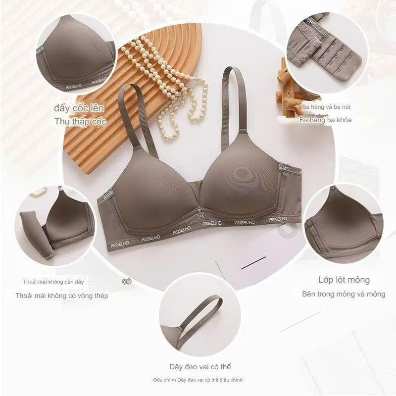 Product Introduction of Áo Ngực Nữ Không Gọng Vải Su Đệm Mỏng Mềm Mát N2201 22
