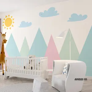 Wallpaper Dinding Custom 3d | Kamar Tidur | Motif Kids | Wall Sticker Dinding | Stiker Kaca | Wall Banner